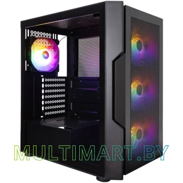 Корпус 1stPlayer Trilobite T7-P (T7-P-BK-4F1)